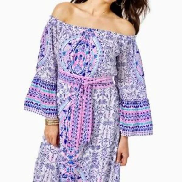 NWT Lilly Pulitzer Abegale Floral Maxi Dress S - Picture 3 of 13